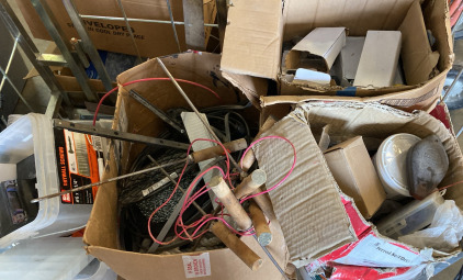Various Hardware, Brackets & Wire