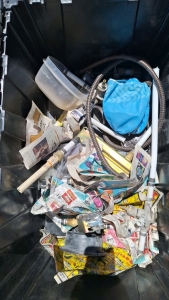 Tote of Piping Parts...EB