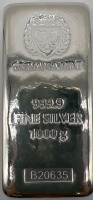 1000g Germania Mint 999.9 Fine Silver Bar
