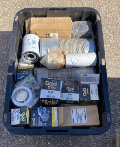 Tub full of Car Filters