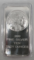 10 oz .999 Fine Silver Bar