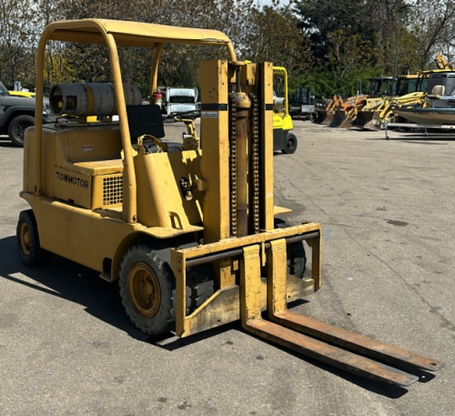Yellow Propane Towmotor Forklift