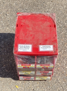 Assorted Sized Bolts, Nuts, Washers, and Screws