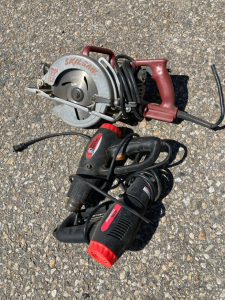 Skilsaw, And (2) Drillmaster Heat Guns(eb)