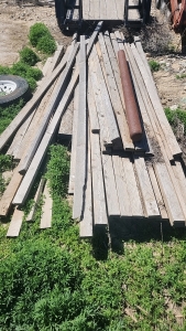 Stack of Various Length Lumber