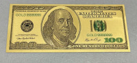 Gold Banknote Set Of Eight - 8