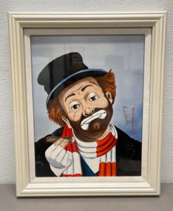 Red Skelton &ldquo;Red & Freddie Both Turn 80&rdquo; Framed And Signed 11-1/2&rdquo;x 14 W/ COA