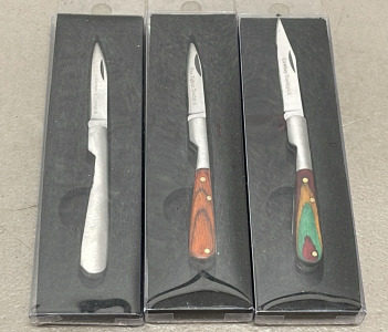 (3) Texas Toothpick Knives