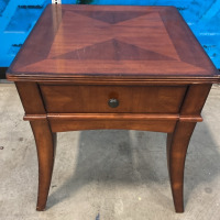 Solid Cherry Wood End Table