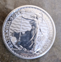 (1) 1-Oz Brittania .999 Fine Silver Coin. - 2