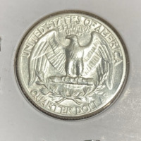 1939 Cleaned Silver Washington Quarter - 2