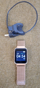 (1) iTech Smartwatch W/Charging Cable, Model# 08070