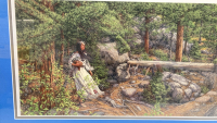 Framed Bev Doolittle Native Landscape Print - 2