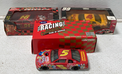 (1) Terry Lebonte #5 1998 Kelloggs Monte Carlo (1) Tim Fedewa #33 Kleenex 1998 Limited Edition Collectible 1 Out Of 600 (1) Bill Eliot 94 “Ronald Mcdonald & More