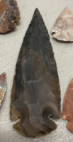(10) Arrowheads 1.25&rdquo;-2.5&rdquo; Long (1) Large Spearpoint 4.75&rdquo; Long - 2
