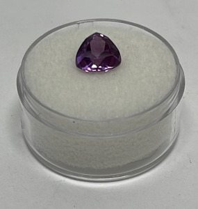 2.30ct. Natural Color Changing Cut & Faceted Trillion Cut Alexandrite Gemstone 8mm