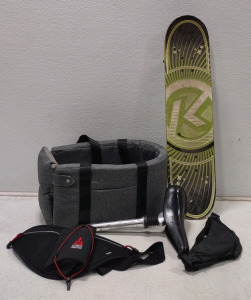 Kryptonic Skateboard w/Fanny packs & More