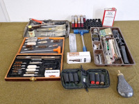 Collection Of Assorted Gun Cleaning Hardware & More