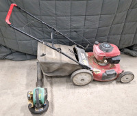 (1) Troy-Bilt Lawnmower & (1) Weed-Eater Gas Blower