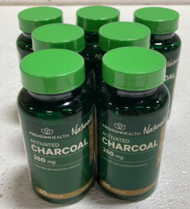 (7) 260mg Activated Charcoal Capsules