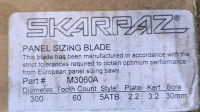 (1) Skarpaz 12"/30mm Panel Sizing Blade No. M3060A - 3