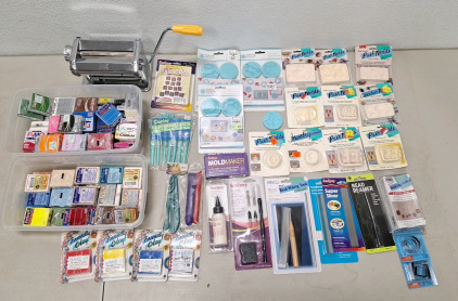Collection Of Assorted Clay & Clay Working Tools
