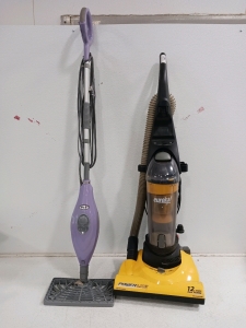Eureka Powerline Vacuum, and Shark Floor Steamer