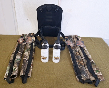 (1) Black's Creek Waist/Equipment Pack, (4) Black's Creek Water Bottles & (4) Black's Creek, Realtree Arrow Tubes