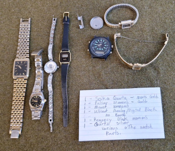 Collection Of Assorted Wrist Watches & Parts
