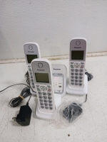 Samsung Tv 21.5 and Monitor Stand and Panasonic Cordless Phone Set - 3