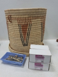 (1) Large Wicker Basket (Height: 20.5"Length: 20") (1) Outside hose connectors, (4) ProPak 6" Starilization tubing.