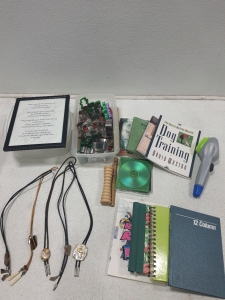 (5) Vintage Bolo Ties, (7) Assorted Books, Assorted Cookie cutters & More