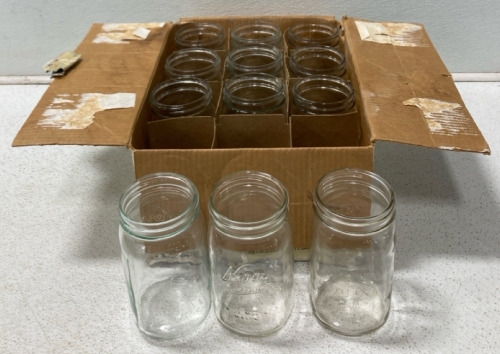 (12) Mason Jars