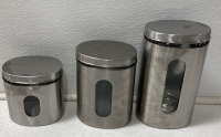 (1) Vidal Sassoon Hair Curling Iron (3) Karaca Falcon Glass Storage Containers (2) Stainless Steel Boiling Pots & More - 4