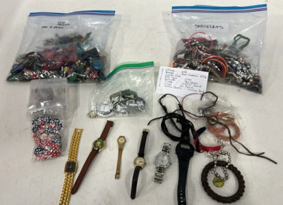 Watches, Bracelets and Misc Jewerly