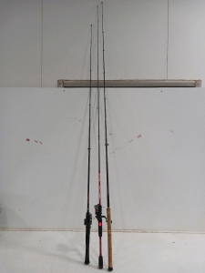 3) 7'Fishing Poles