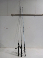 2) 7ft Fishing Poles and (1)6ft Fishing Pole