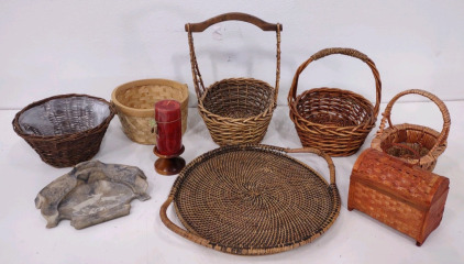 Assortment of Baskets & More