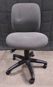 Gray Rolling Chair