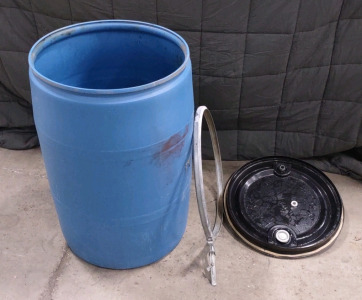 55 Gallon Blue Bucket