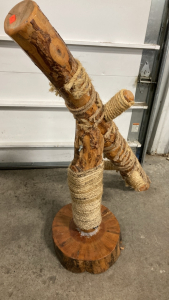Homemade Cat Scratch Tree