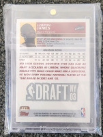 2003-2004 LeBron James Topps Rookie Card- Authentication Unavailable - 2