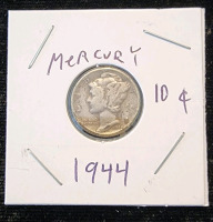 (3) Early 1900s Mercury Dimes - 1917, 1918, 1944 - 4