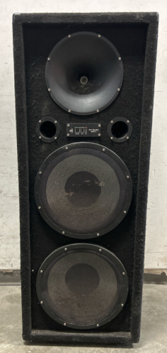 Welton Pro Studio Mach II PA/Concert Speakers, (2) 15” Sub Woofers & (1) Conical Tweeter (Unable To Test)