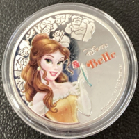 Silver Rimmed Disney Princess Collectable Coins - 5