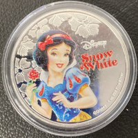 Silver Rimmed Disney Princess Collectable Coins - 7