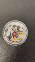 Disney Mickey Mouse Silver Rimmed Coins - 9