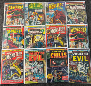 Assorted Classic Marvel Horror Comics