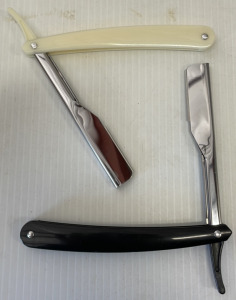 (2) Vintage Style Straight Razors