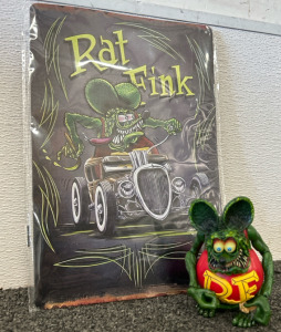 Rat Fink Metal Wall Art & Figurine